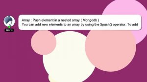 Array : Push element in a nested array ( Mongodb )