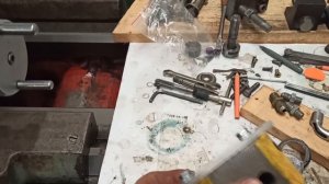 Токарный станок 16д25, ремонт системы смазки.