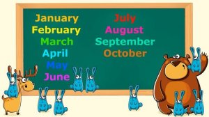 Months of the Year. Kids song. Учим английский. 12 Месяцев.