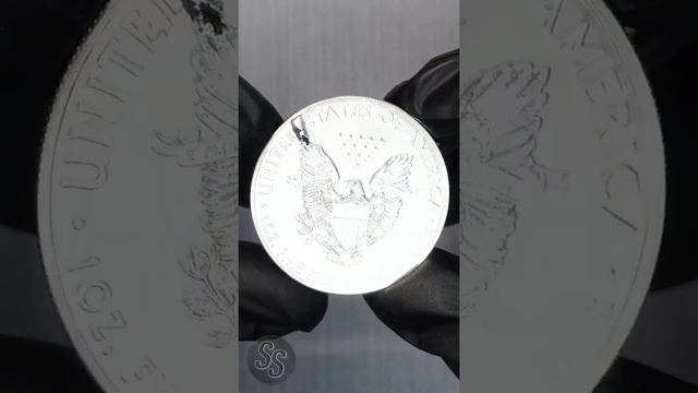 Silver Eagle Strike Thru ERROR being sent to PCGS!