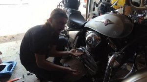 Замена сцепления Kawasaki Vulcan VN900