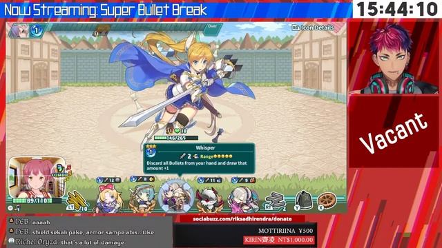 (Super Bullet Break) Deck-Building/Rogulike + WAIFU???【NIJISANJI】 смотреть онлайн