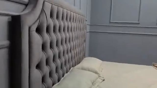 Кровать с каретной стяжкой. смотреть онлайн