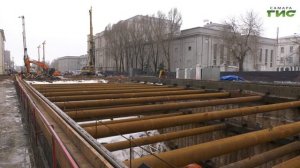 В Самаре продолжаются работы по строительству новой станции метро