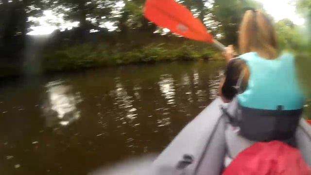 Kayaking Union Canal EdinburghWest Lothian - Itiwit 3 inflatable kayak