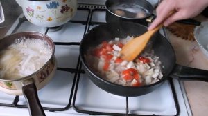 Макароны по-флотски с яйцом