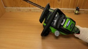 Цепная аккумуляторная пила Greenworks. Распаковка и обзор.