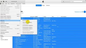 iTunes Музыка создание плейлистов на iPhone iPad