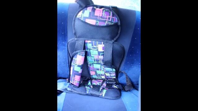Установка детского бескаркасного автокресла