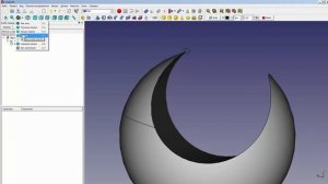 FreeCad Тенисный мячик