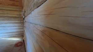 Шлифовка сруба и покраска маслом