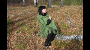 МК 12 Узор для шали крючком)Часть первая.(crochet shawl pattern)