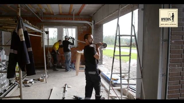 Монтаж секционных ворот смотреть онлайн