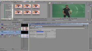 Работа с хромакеем . Как поставить видео на фоне хромакея ? Sony Vegas Pro (зеленый фон)