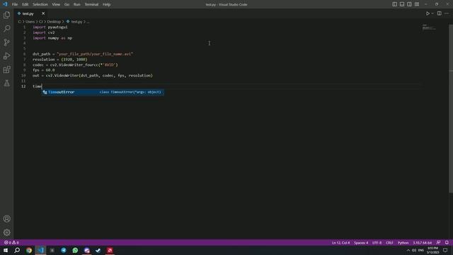 create video-recorder with python смотреть онлайн