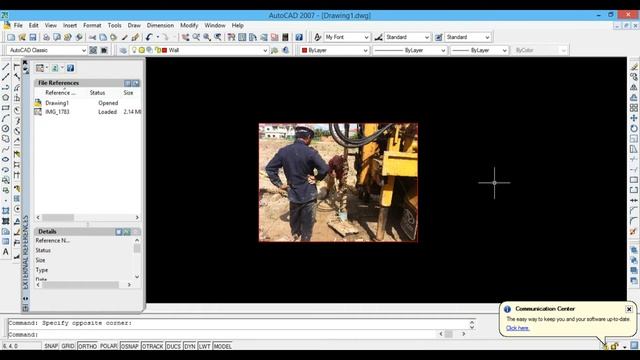 AutoCAD 2007 TUTORIALS -41- Image, Imageclip, And Imageframe