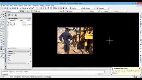 AutoCAD 2007 TUTORIALS -41- Image, Imageclip, and Imageframe