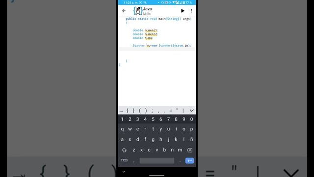 Suma de dos números en Java con AIDE. смотреть онлайн