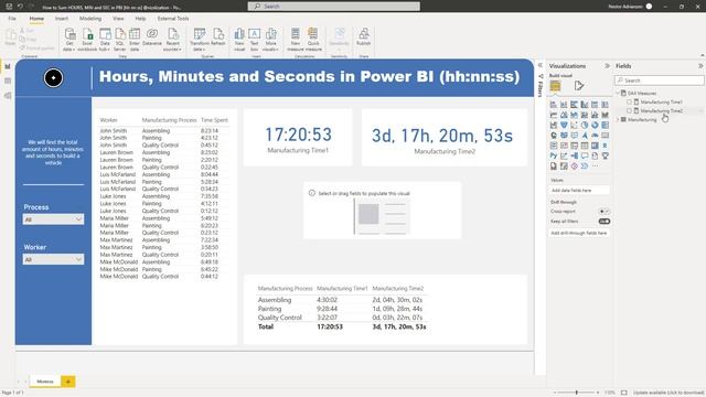 How to Sum Hours, Minutes, and Seconds with DAX in Power BI [h:nn:ss] - Part 2 смотреть онлайн