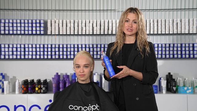 Технология идеального Total Blond от Concept.