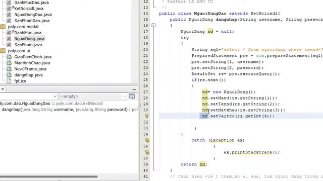 DỰ ÁN MÔ HÌNH 3 LỚP TRONG JAVA смотреть онлайн