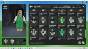 Создаю зеленый скин ROBLOX