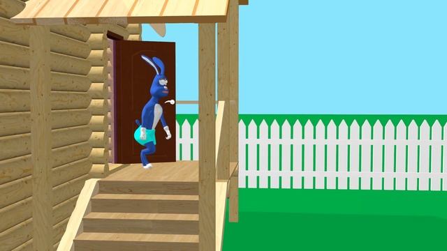 Стишок "Вышел заяц на крыльцо" смотреть онлайн