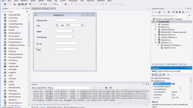 Excel VSTO - brugerdialog смотреть онлайн