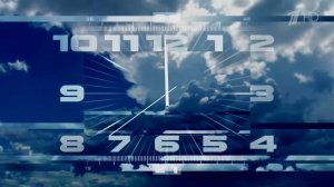 Часы Первого канала 2014-н.в. Утренняя версия.