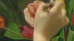 Тюльпаны маслом на холсте поэтапно. Tulips.  Painting. Picture