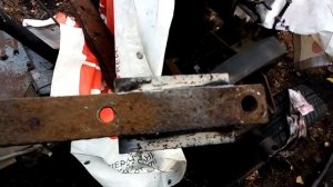 Снятие маховика на одноцилиндровом дизеле S1100.