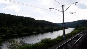 Уральские горы из окна электрички. Участок Чикали - Камаи