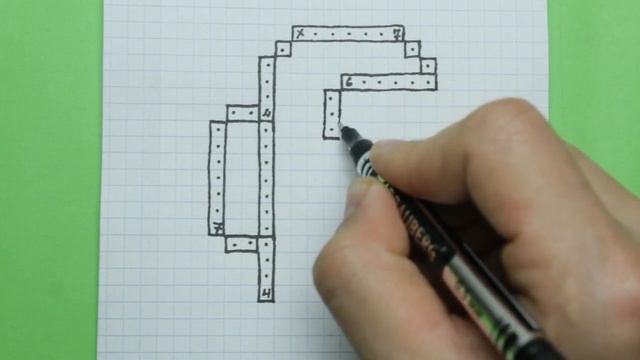 Как нарисовать Амонг Ас по клеточкам смотреть онлайн