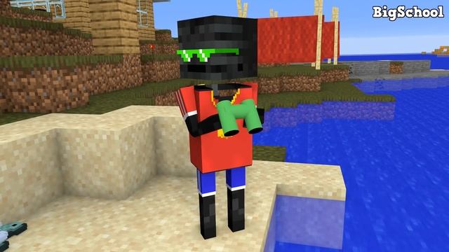 Monster School : Scary Beach - Minecraft Animation