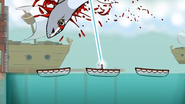 прохождение игры No Time to Explain #2 БОСС акула-осьминог!!! смотреть онлайн