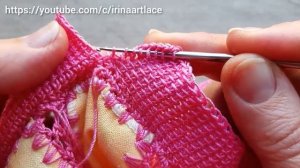 Как связать пояс для юбки крючком