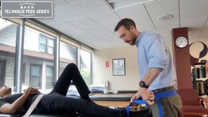 How to Perform a Long Axis Hip Distraction Stretch | Technique Peek Series