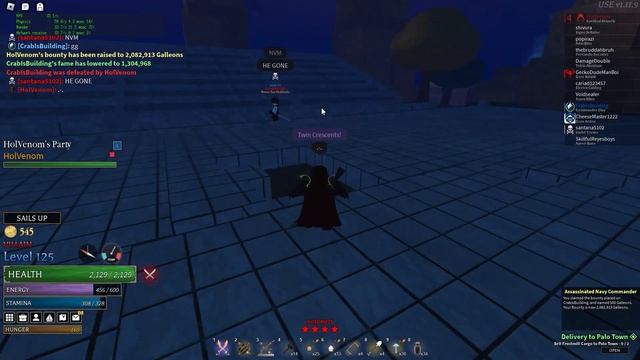 Overseer vs NAVY Commander || Arcane Odyssey PVP смотреть онлайн