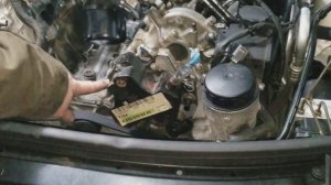 OM642 High Pressure Fuel Pump Removal