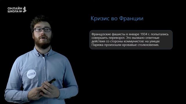 Мировой экономический кризис. Великобритания и Франция. Урок 10. История 11 класс