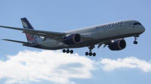 Аэрофлот, Airbus A350-941 RA-73154  рейс из Пулково. Споттинг в Шереметьево | 6’22