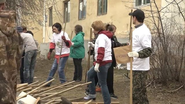 Весна. Все на субботник. Как работники ГХК убирали город? смотреть онлайн