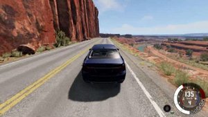 BeamNG.drive - BMW 750i 2009 - Car Show Test Drive Crash . 4K 60fps.