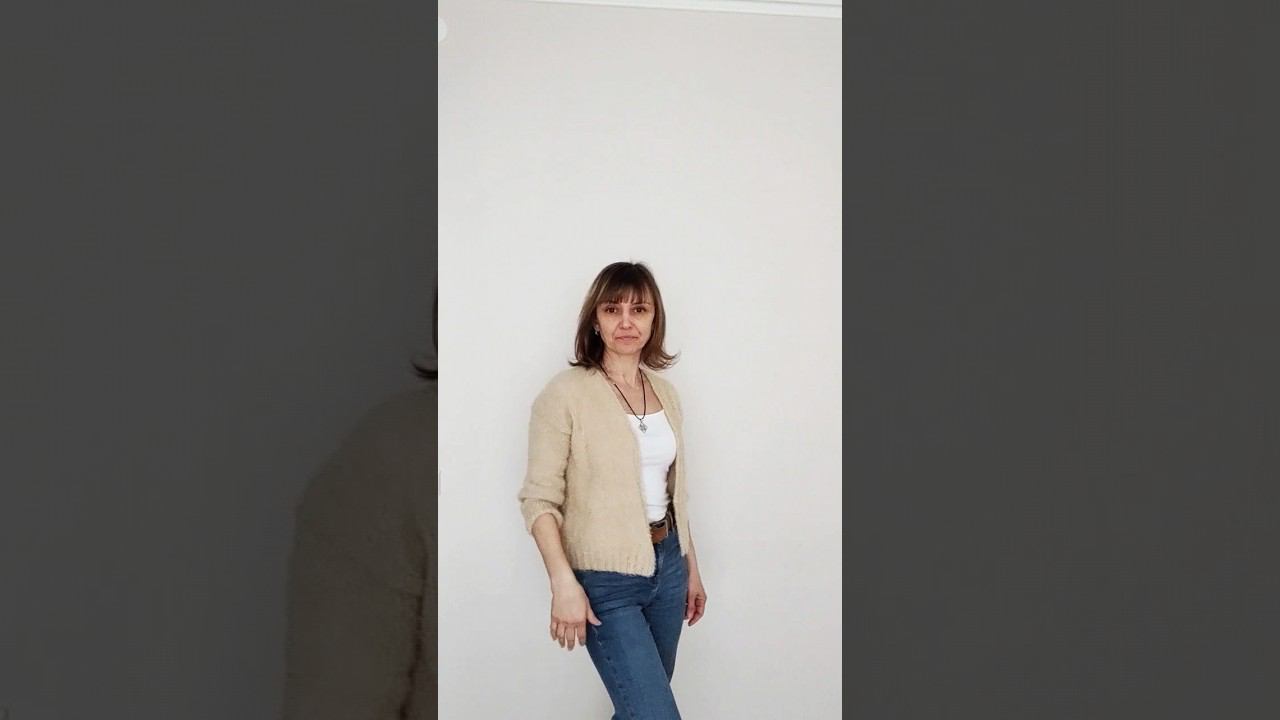 Новая кофточка из травки. #вязание #готовыеработы #кардиган