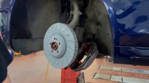 Mercedes S-class W222 замена тормозных дисков