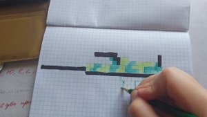 Рисуем танк по клеткам?