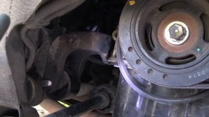 Снять генератор с Матиз 1 л. без ямы и подъемника