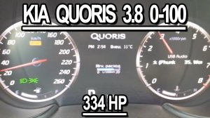 KIA Quoris 3.8l   acceleration 0-100 kmh..mp4