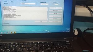 Проверяем блок Сименс симтек 75.5 по диагностике на столе.