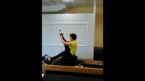 Pilates reformer. Short box series. Упражнение Tree.